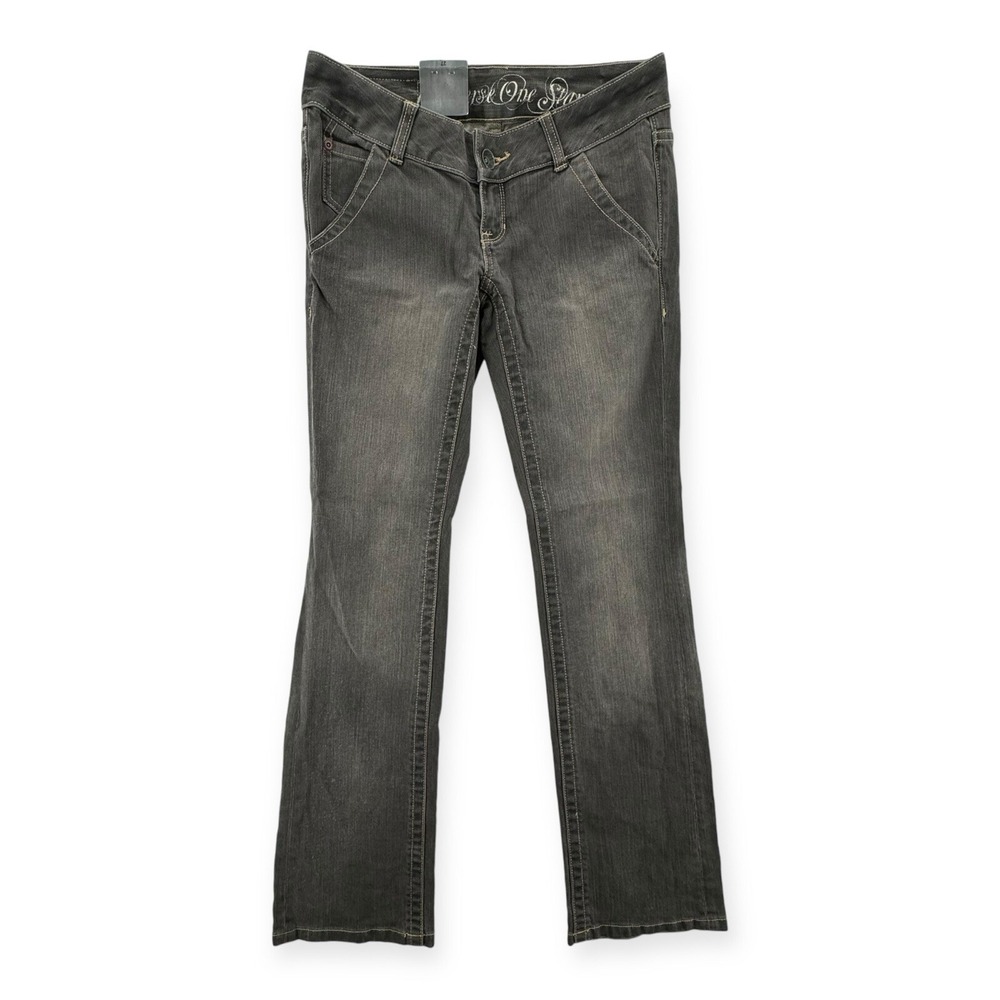 Converse Women's Boot Cut Jeans - Dark Gray